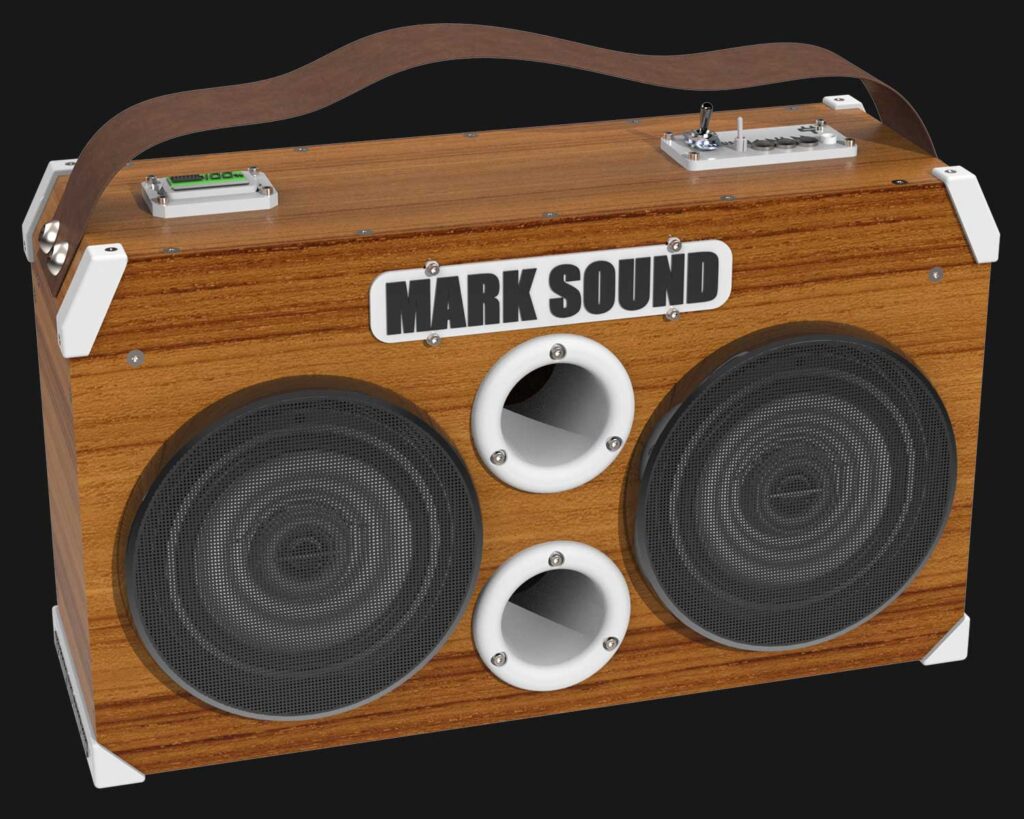 Enceinte nomade MARK-SOUND · vue 2