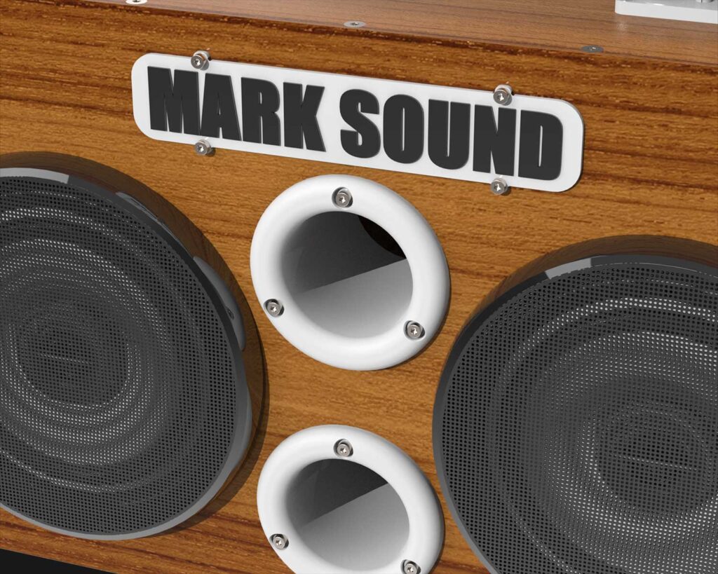 Enceinte nomade MARK-SOUND · vue 3